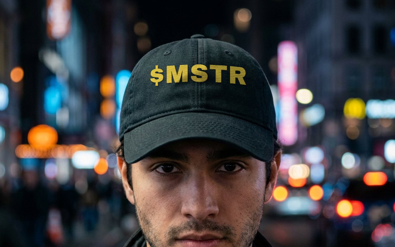 $MSTR embroidered hat, worn