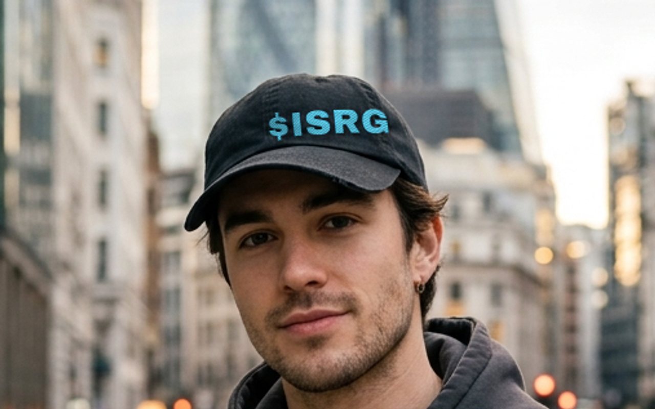 $ISRG embroidered hat, worn