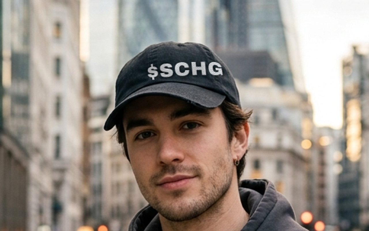 $SCHG embroidered hat, worn