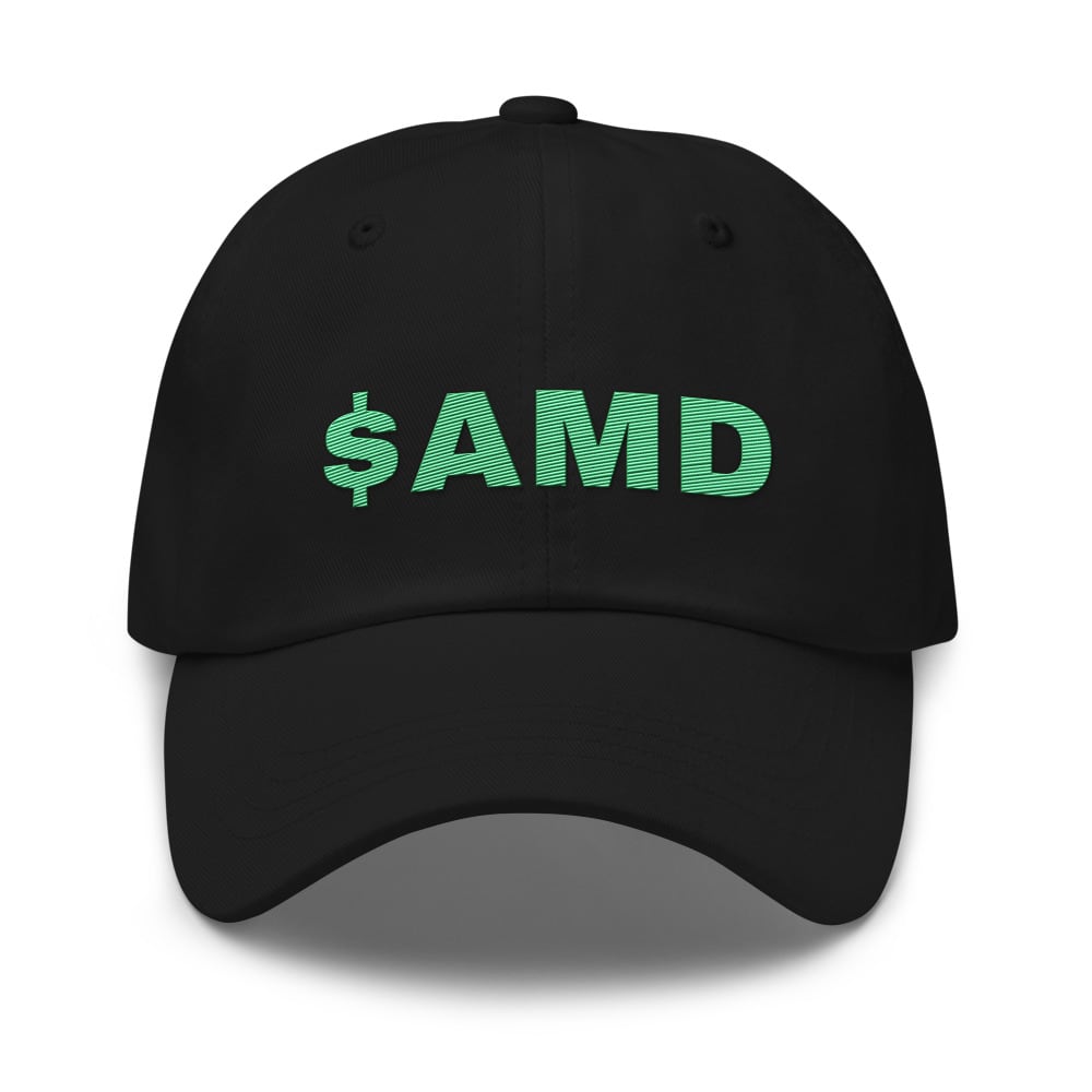 $AMD embroidered hat