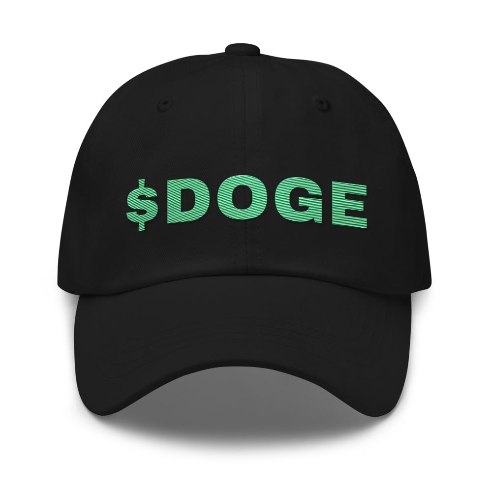 $DOGE embroidered hat