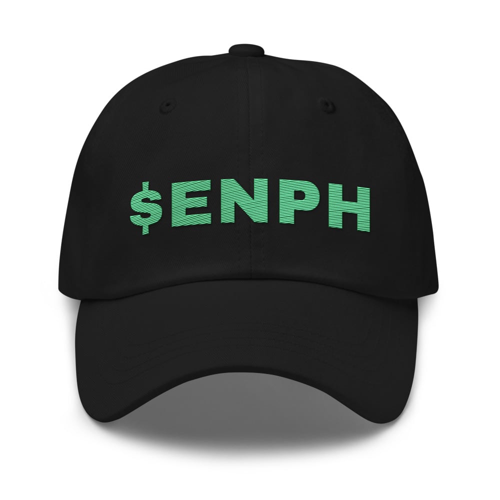 $ENPH embroidered hat