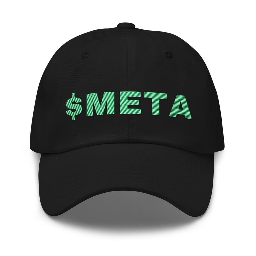 $META embroidered hat