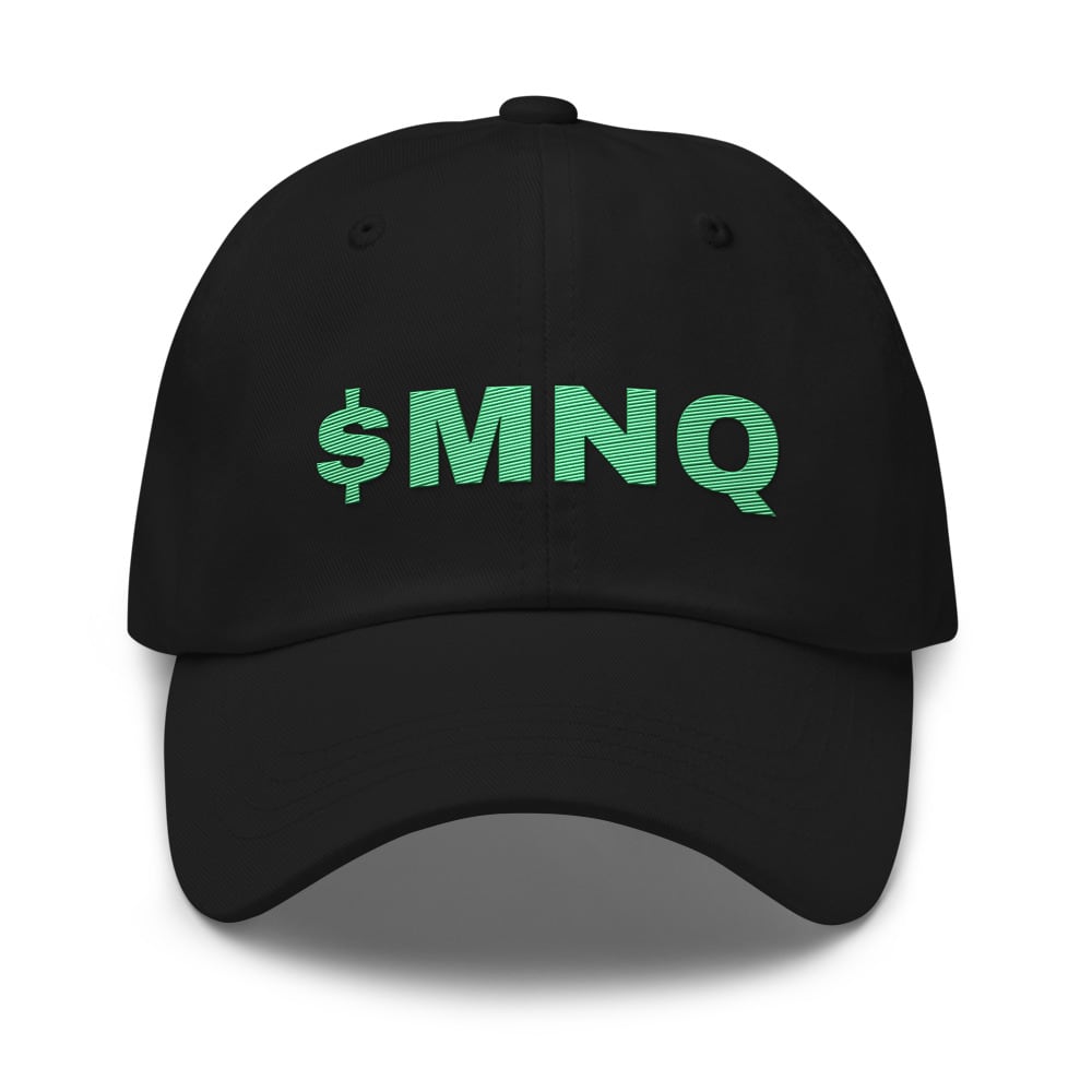 $MNQ embroidered hat